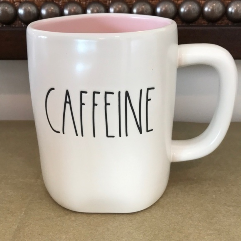Rae Dunn - 3/$48 - ‘Caffeine’ ceramic mug. NWT Firm!